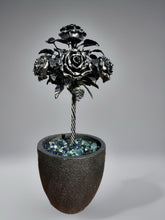 Load image into Gallery viewer, Steel Rose Topiary